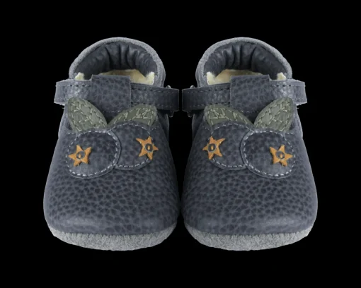 Carlie | Blueberry | Petrol Grain Leather