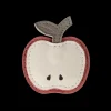 Nanoe Fruit Hairclip | Apple | Scarlet Classic Leather