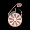 Nanoe Fruit Purse | Grapefruit | Walnut Nubuck